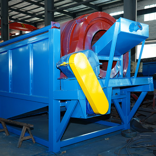 Compost Cylinder Sand Filter Small Round Mineral Separator Rotary Trommel Roller Drum Screener Sieve Screen Sifter