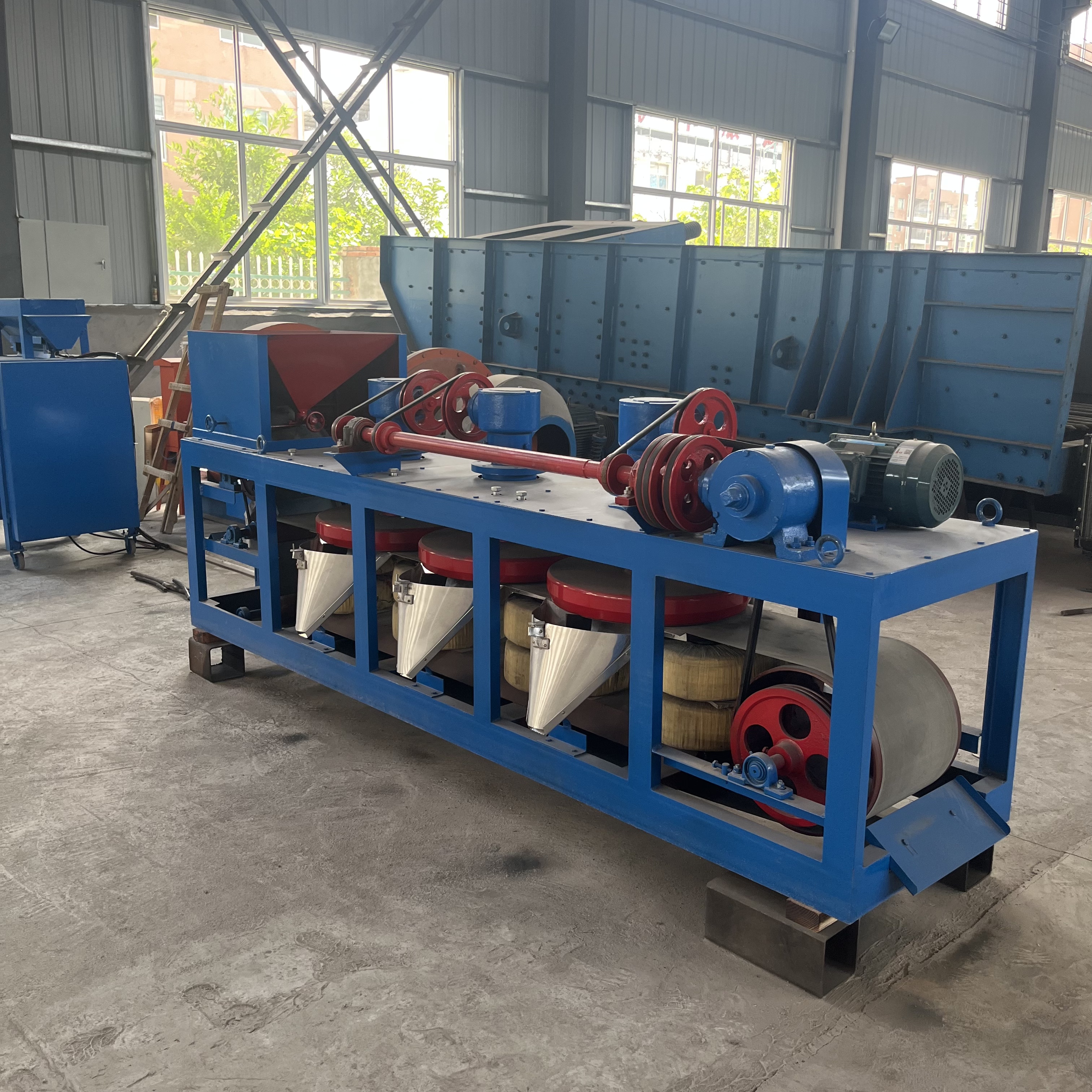 Iron Titanium Mineral Permanent Magnet Drum Magnetic Separator Magnetic Separation Plant Machine