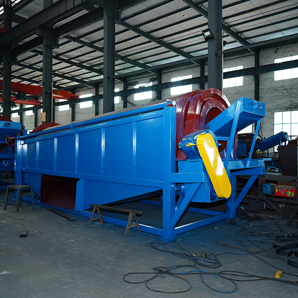 Compost Cylinder Sand Filter Small Round Mineral Separator Rotary Trommel Roller Drum Screener Sieve Screen Sifter