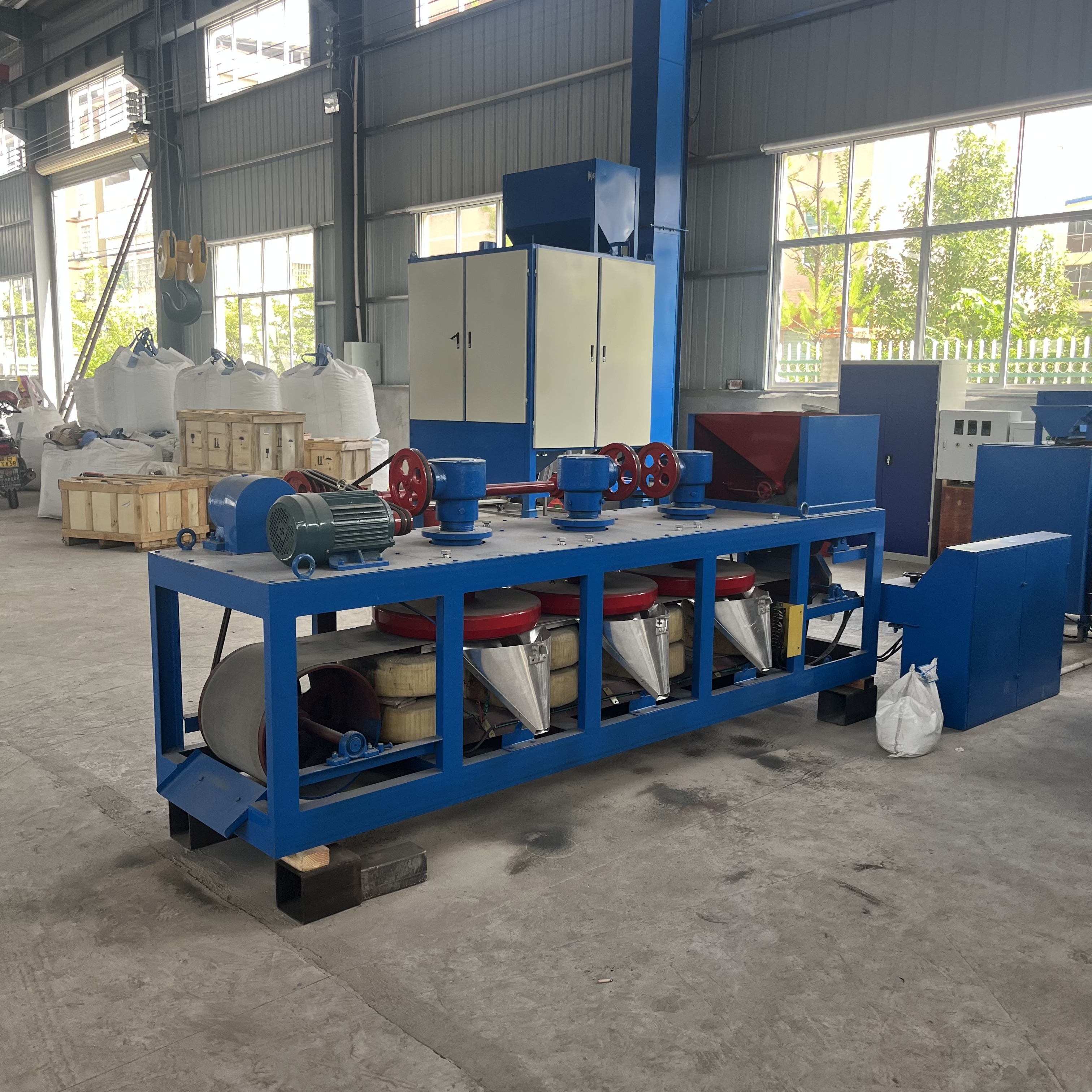 Iron Titanium Mineral Permanent Magnet Drum Magnetic Separator Magnetic Separation Plant Machine